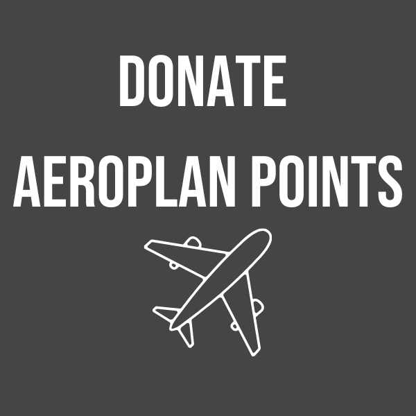 donate aeroplan points