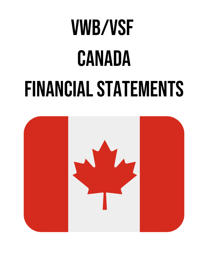 Canada flag, link to Canadian financial statements
