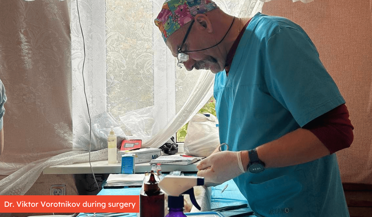 viktor in surgery suite